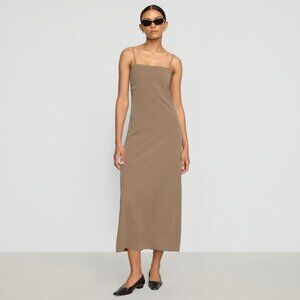 Modern Citizen Lisette Square-Neck Cami Dress Size LLight Taupe / L